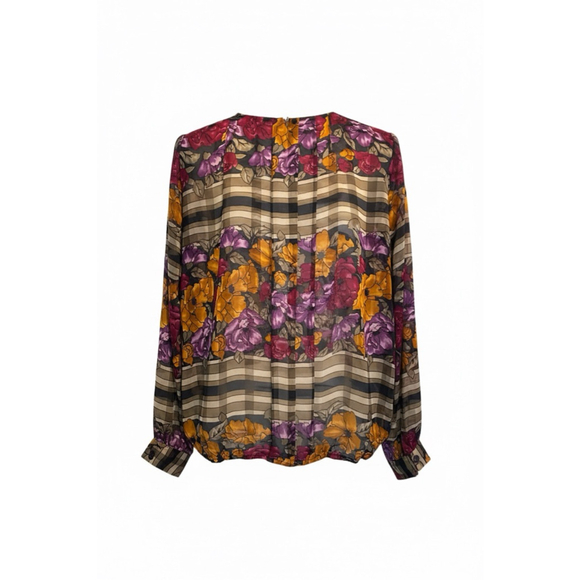 VINTAGE Poet by Nicola Long. Sleeve Blouse Size 12 EUC Rare Find!! - Picture 2 of 11